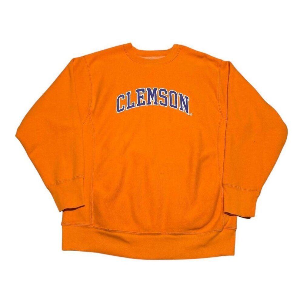 Vintage Steve & Barry’s Clemson University Orange‎ Sweatshirt Adult Medium